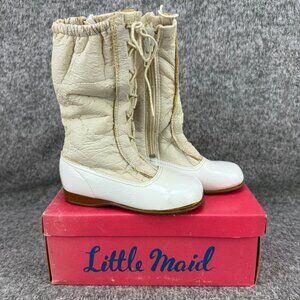 ✅Toddler 6.5 VTG Little Maid Girls Winter Boot Victorian Style *DISPLAY ONLY